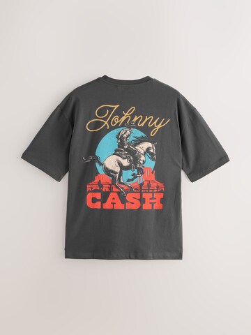 Next Tričko 'Johnny Cash' - Sivá