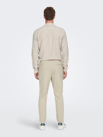 Regular Pantalon 'Linus' Only & Sons en gris