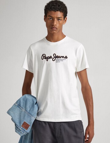Pepe Jeans Shirt 'WIDO' in White: front