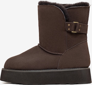 Boots 'COLORADO' di Gooce in marrone: frontale