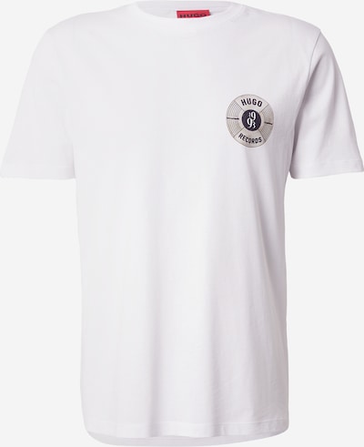 HUGO T-Shirt 'Durectee' en S en écru / noir / blanc, Vue avec produit