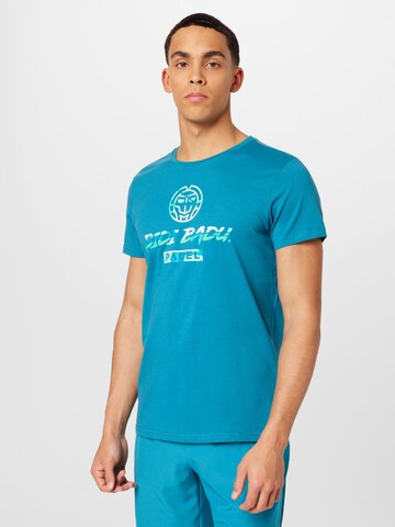 BIDI BADU Toiminnallinen paita 'Good Vibes' värissä sininen: edessä