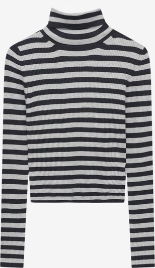 Pullover Pull&Bear di colore grigio chiaro / nero, Visualizzazione prodotti