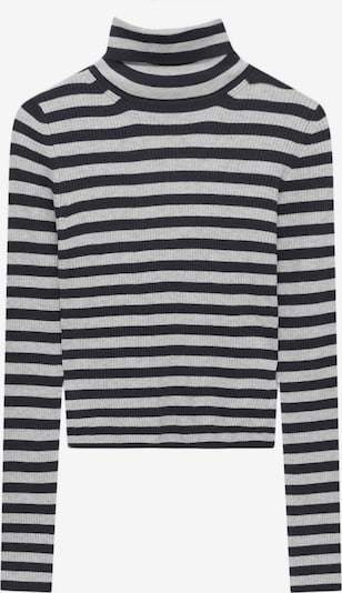 Pull&Bear Sweter w kolorze jasnoszary / czarnym, Podgląd produktu