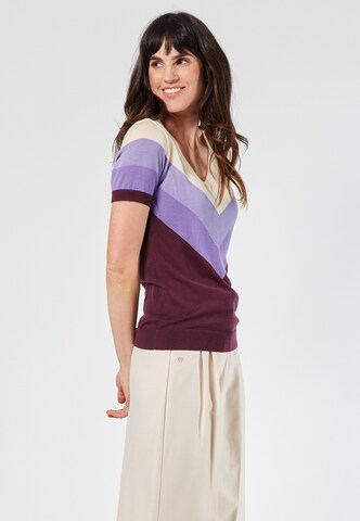 T-shirt 'Hey Now' 4funkyflavours en violet