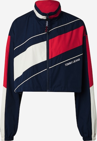 Tommy Jeans Between-Season Jacket 'ARCHIVE GAMES' in Blue: front