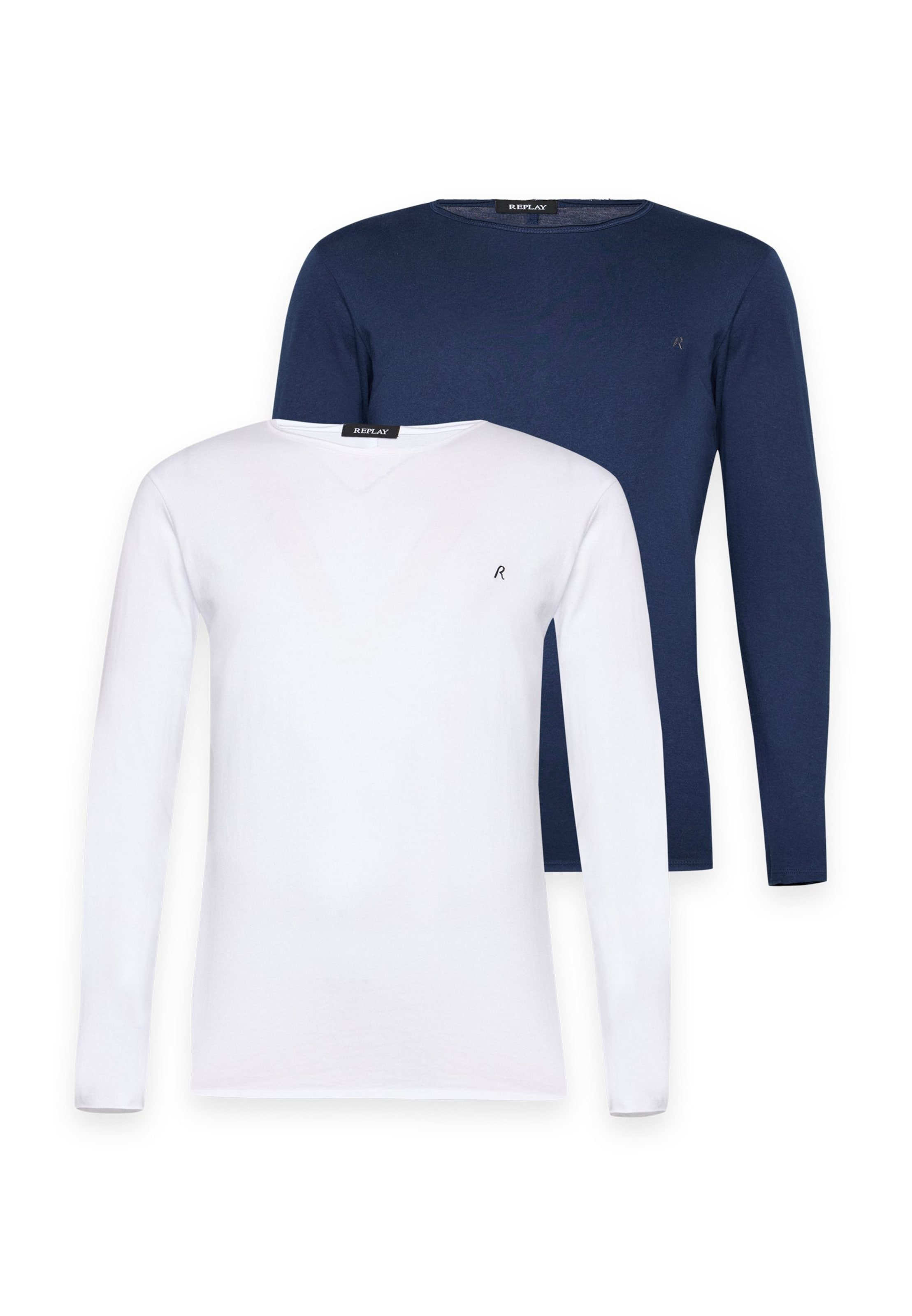 Maglietta di REPLAY in blu: frontale