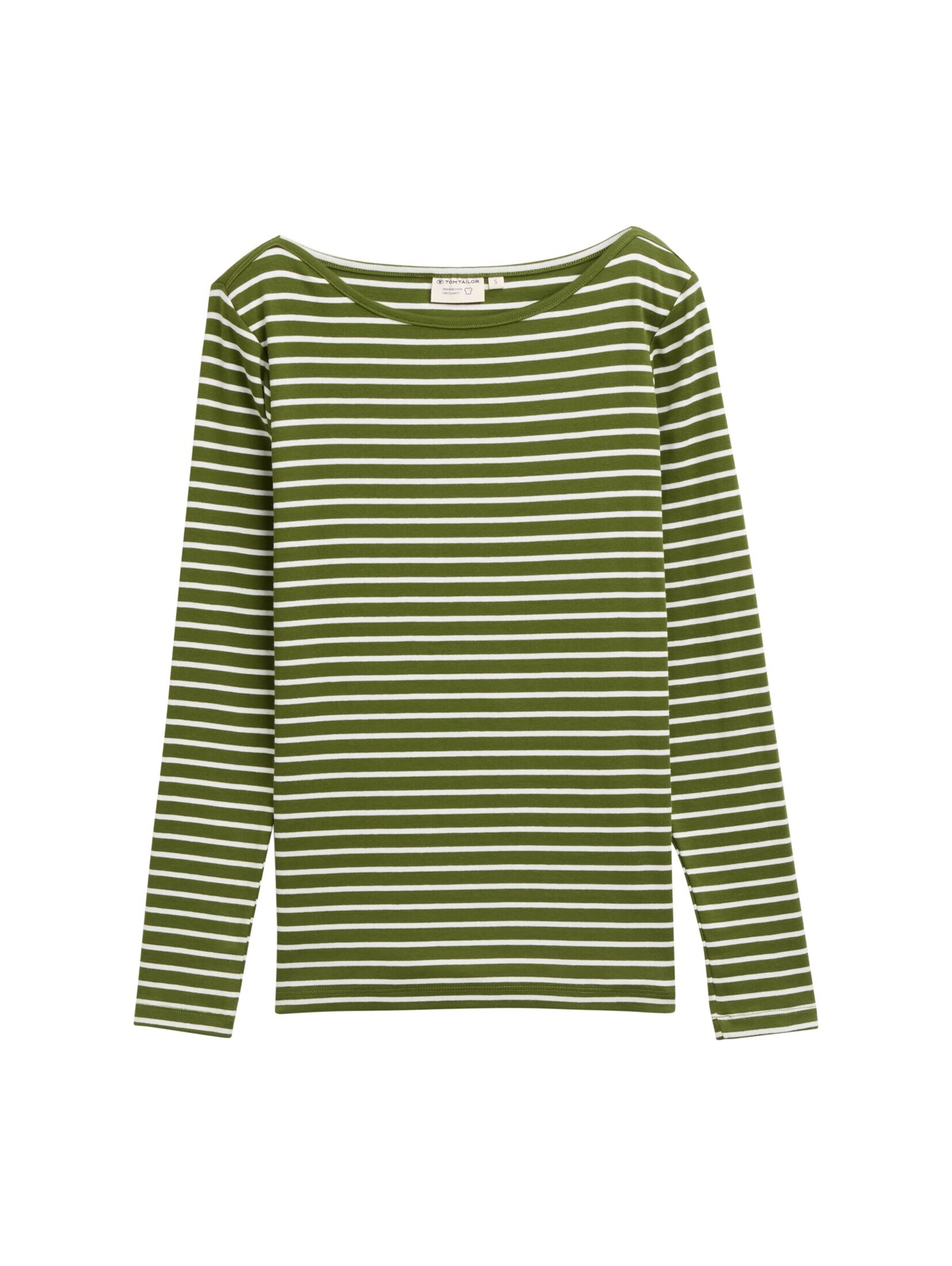 T-shirt TOM TAILOR en vert : devant