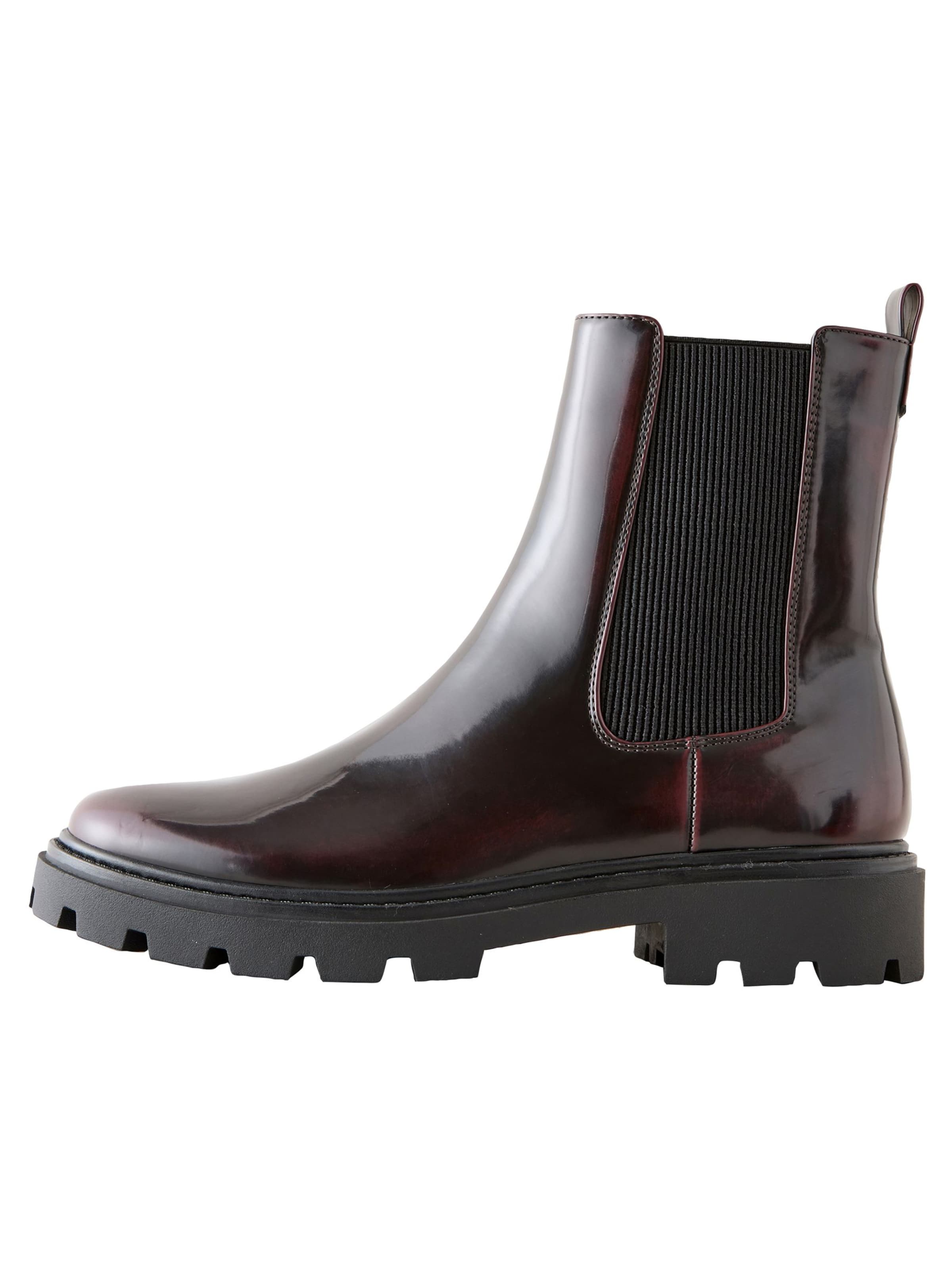 Next Enkellaarsjes 'Forever Comfort' in Rood: voorkant