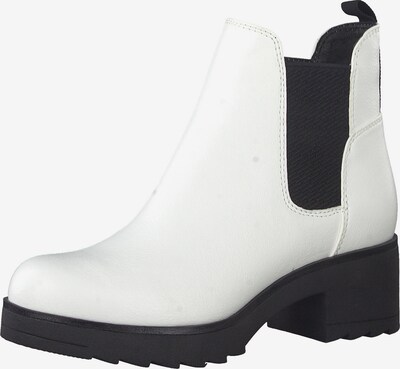MARCO TOZZI Chelsea Boots en noir / blanc, Vue avec produit