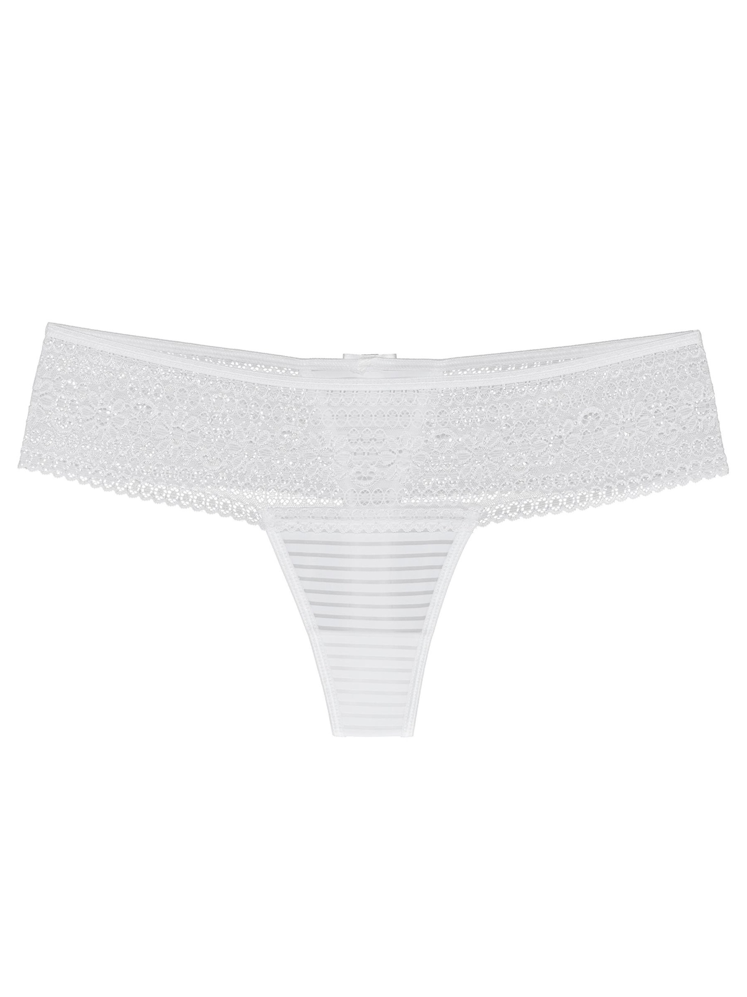 Wolbar Slip 'Forlana'‌‌‌ in Weiß: Vorderseite