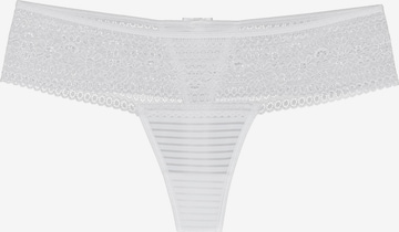 Wolbar String 'Forlana' in Wit: voorkant