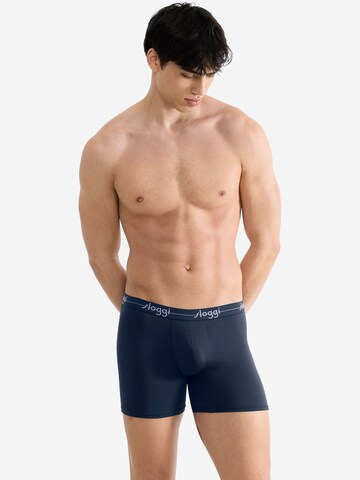 SLOGGI Boxershorts 'Blue Start' in Blauw: voorkant