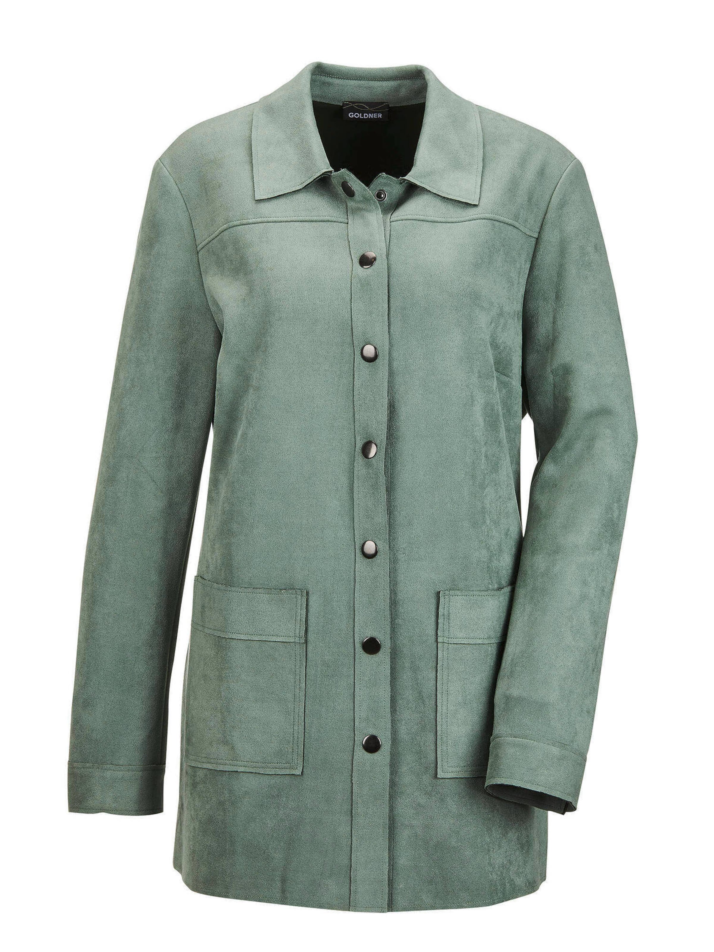 Goldner Between-season jacket in Green: front