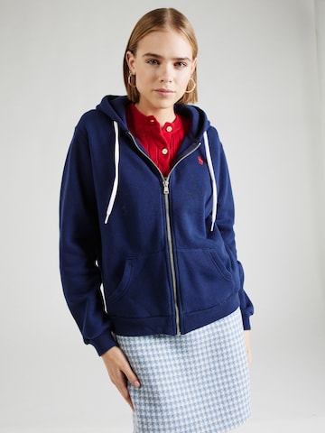 Polo Ralph Lauren Sweatjacke in Blau: predná strana