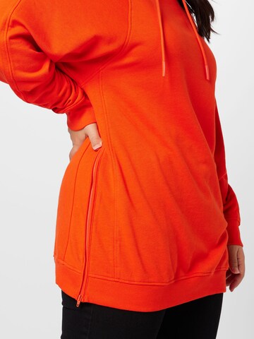 ONLY Carmakoma Sweatshirt 'Diem' i oransje