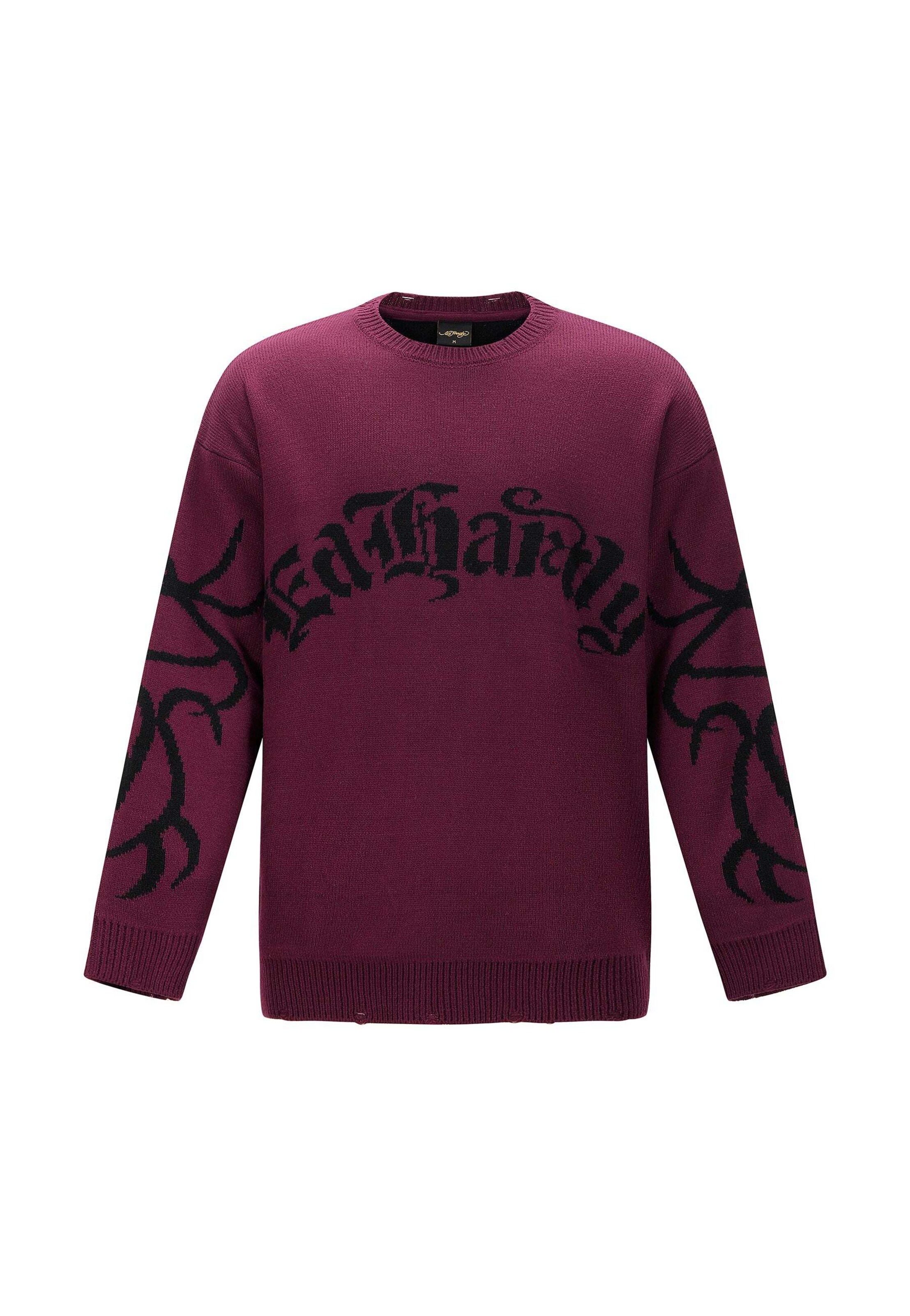 Pullover di Ed Hardy in lilla: frontale