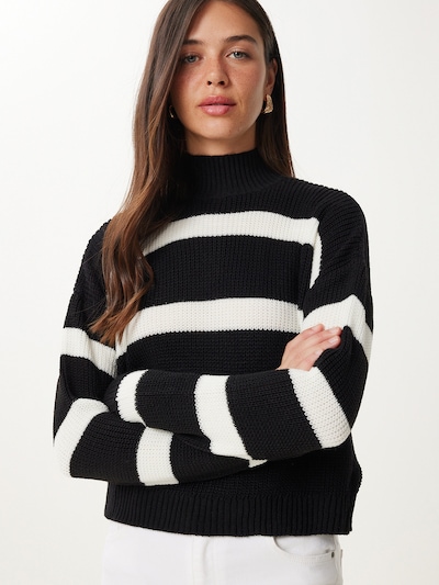 Happiness İstanbul Sweater in XS-XL in Black / White, Item view