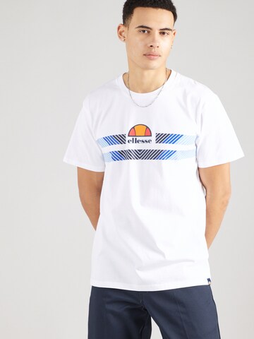 ELLESSE T-Shirt 'Aprelvie' in Weiß: Vorderseite