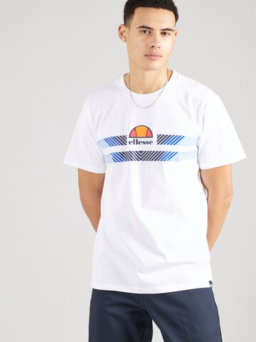 ELLESSE Тениска 'Aprelvie' в бяло: отпред