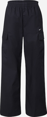 Loosefit Pantalon cargo 'Essential' Nike Sportswear en noir : devant