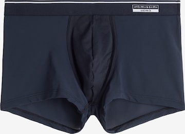IUMAN Intimissimi Uomo Boxershorts in Blau: Vorderseite