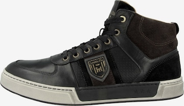 PANTOFOLA D'ORO High-Top Sneakers 'Frederico' in Black: front