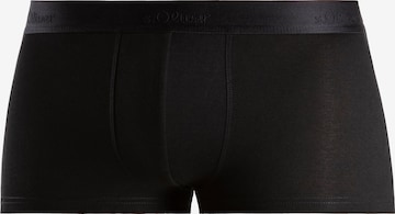 s.Oliver Boxer shorts 'Hipster' in Black