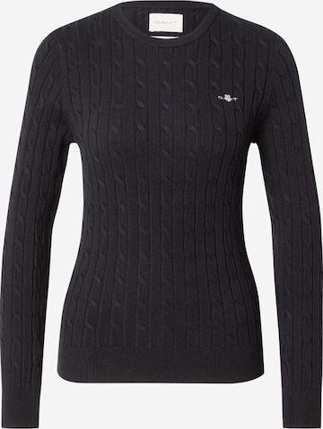 GANT - Jersey en negro: frente