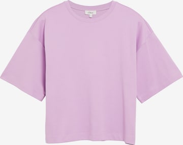 T-shirt s.Oliver en violet : devant