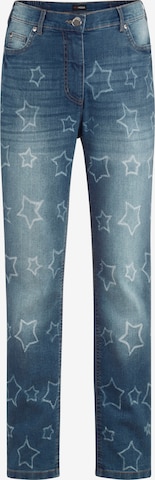 MIAMODA Regular Jeans in Blue: front