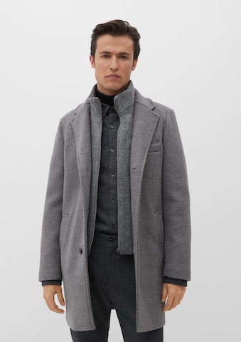 s.Oliver Between-Seasons Coat in Grey: front