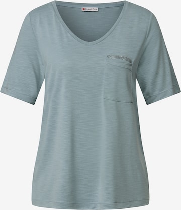 T-shirt STREET ONE en bleu : devant