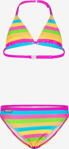 BECO the world of aquasports Triangle Bikini 'Pop Colour' in Mixed colors: front