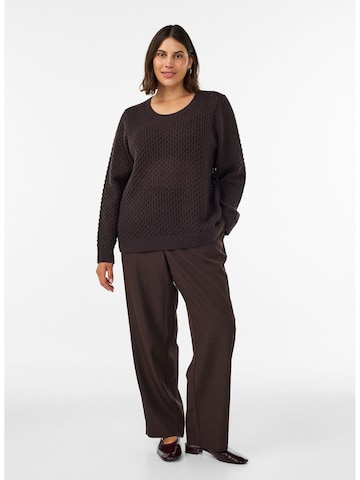 Pullover 'Flaya' di Zizzi in marrone