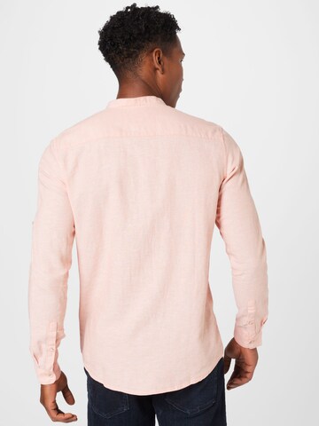 TOM TAILOR DENIM Slim Fit Hemd in Pink