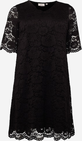 ONLY Carmakoma - Vestido de gala 'SUMMER' en negro: frente