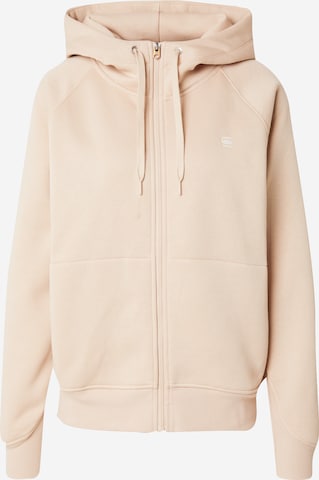 Veste de survêtement G-Star RAW en rose : devant