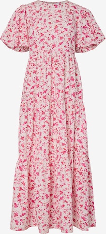 YAS Рокля 'YASCOLEA' в бяло: отпред