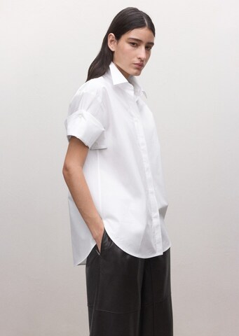 MANGO Tunic in White: front