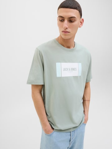 JACK & JONES Tričko 'JJHAYATO' - Zelená