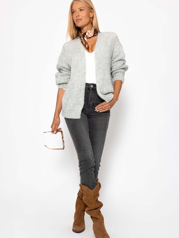 SASSYCLASSY Oversized Cardigan in Grey