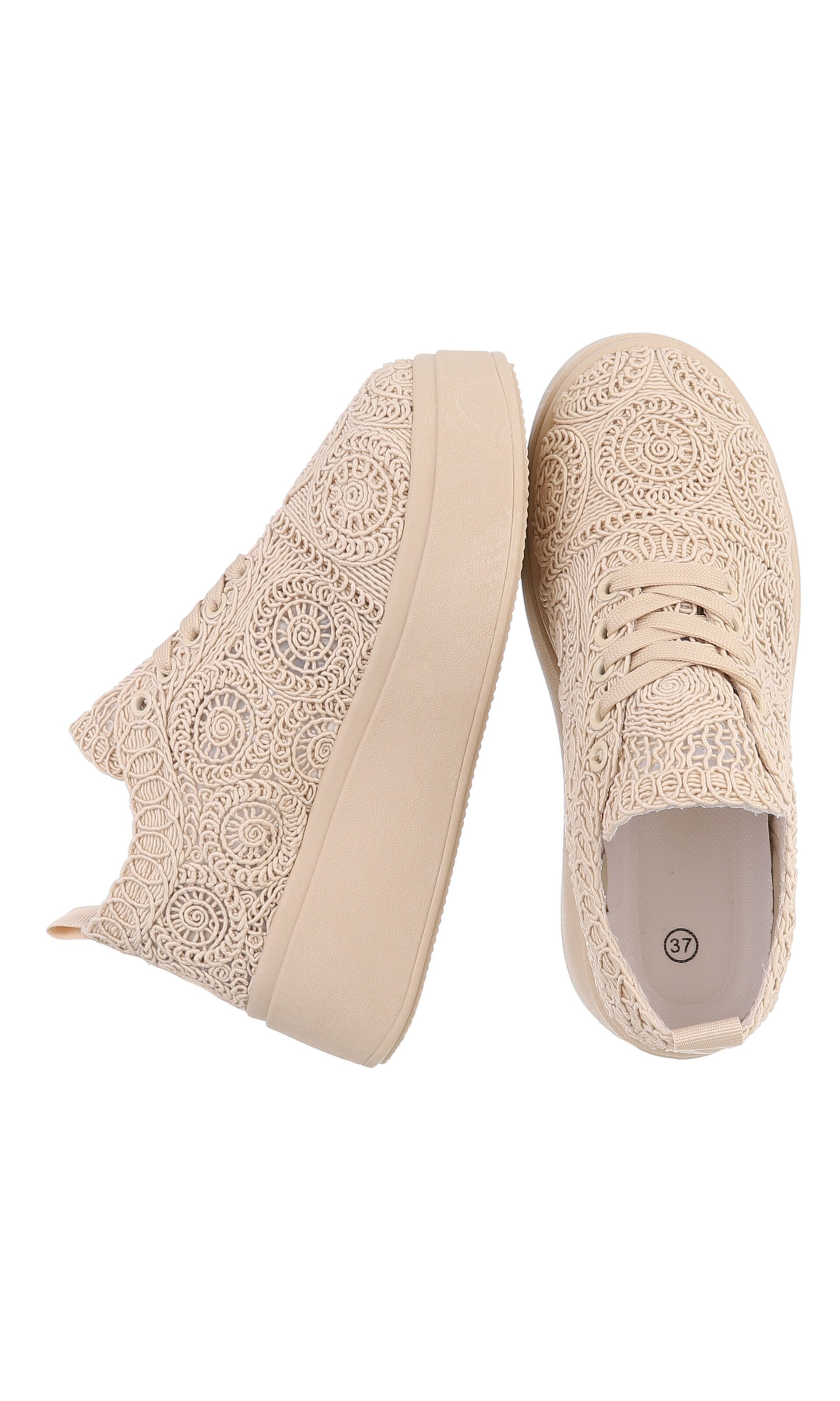 Ital-Design Sneaker in Beige