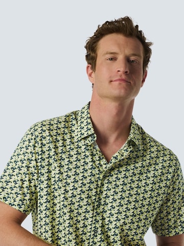 No Excess Comfort fit Button Up Shirt in Green: front