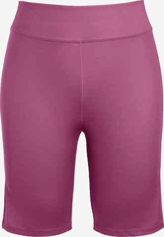 Ulla Popken Skinny Pants in Pink: front