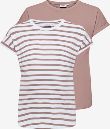 Maglietta 'ONLHappy' di Only Tall in rosa: frontale