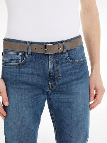 Ceinture 'Adan' TOMMY HILFIGER en gris : devant