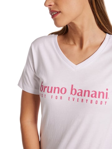 BRUNO BANANI T-Shirt 'Ashley' in Weiß