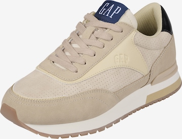 GAP Sneakers low 'New York' i beige: forside