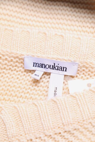 Manoukian Pullover M in Weiß